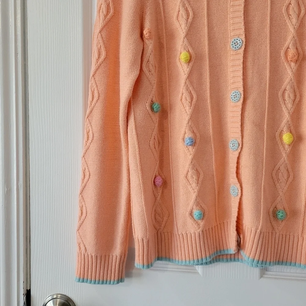 Matilda Jane Pom Pom Pink Cardigan